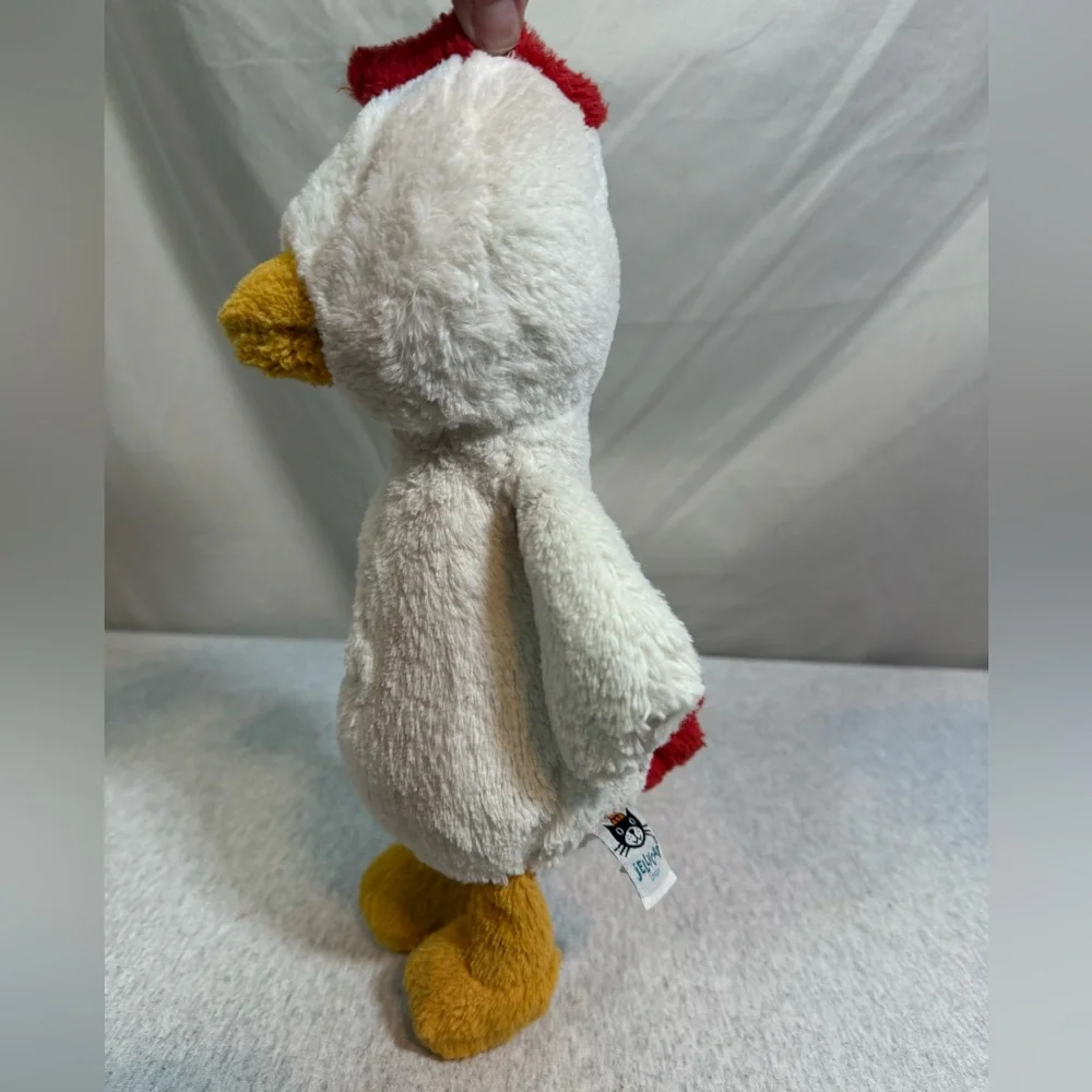 Jellycat Bashful Chicken Stuffed Animal – Medium‎ 12” 🐔💛 RETIRED